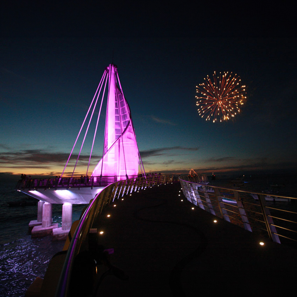 new years fireworks in Puerto Vallarta