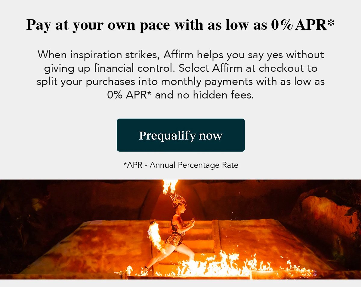 Affirm - Pay at your own pace with 0% APR