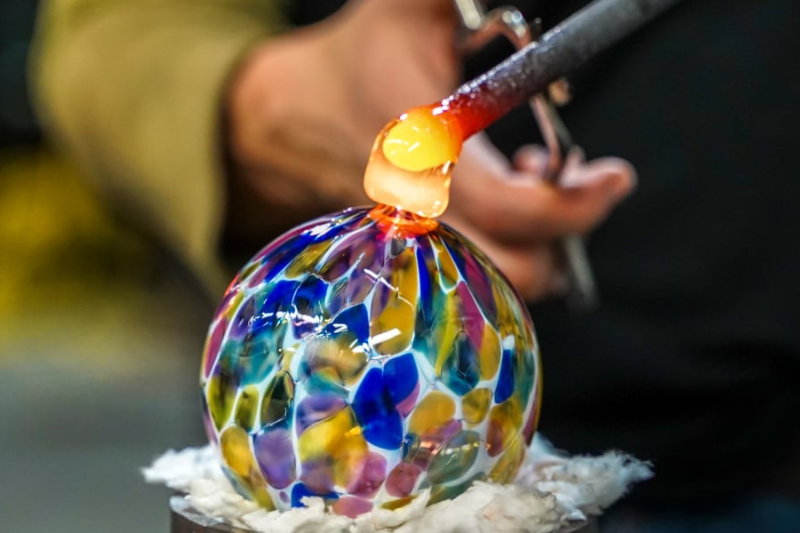 glass blowing in cabo
