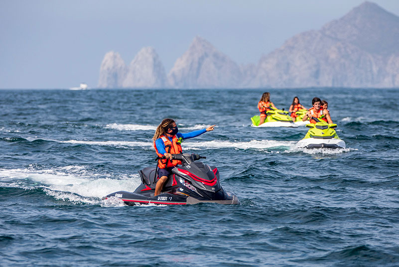 Jet skiing in Cabo
