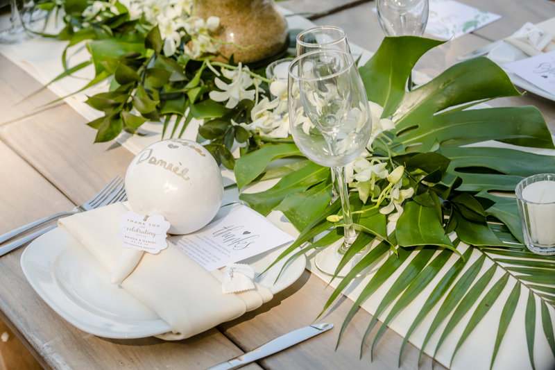 Wedding Decor on table