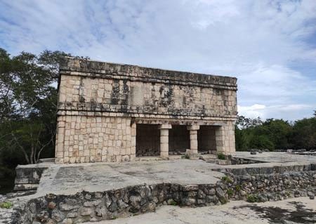 The Temple of the Dancing Jaguars at Chichen Itza