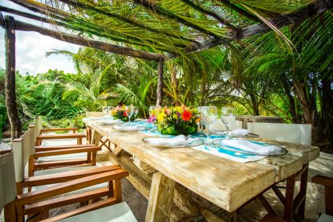 restaurant on the beach