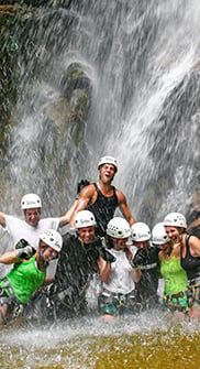 Zip line in the mountains in Puerto Vallarta