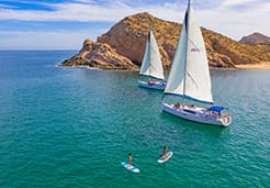 luxury sail boat in cabo