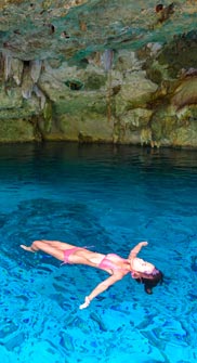 Cenote and Paradise Lagoon Cancun Adventures 4