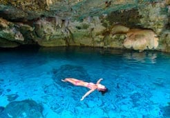 Cenote and Paradise Lagoon Cancun Adventures 3