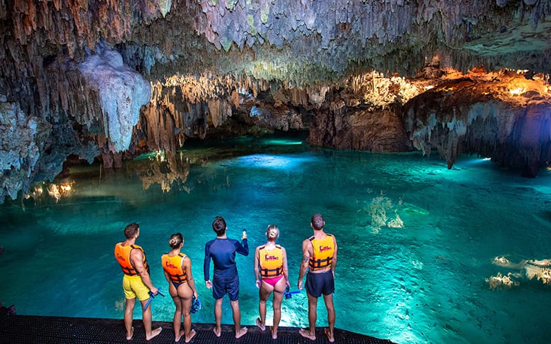 Snorkel in cenotes with Cancun Adventures|