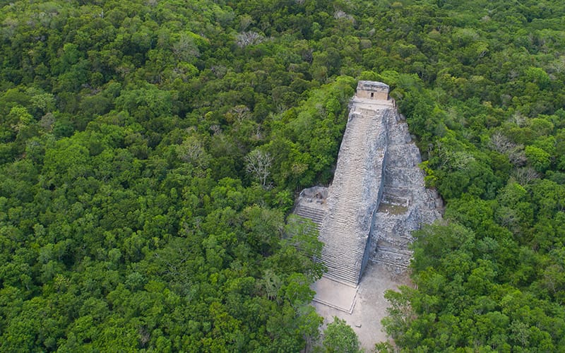 Go on a private Coba ruins tour|