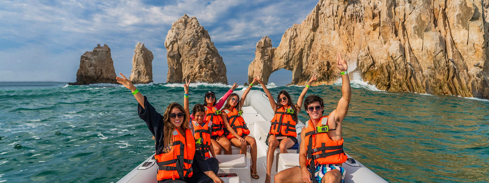 the only jet ski tour in cabo with a visit to the arch in a speed boat