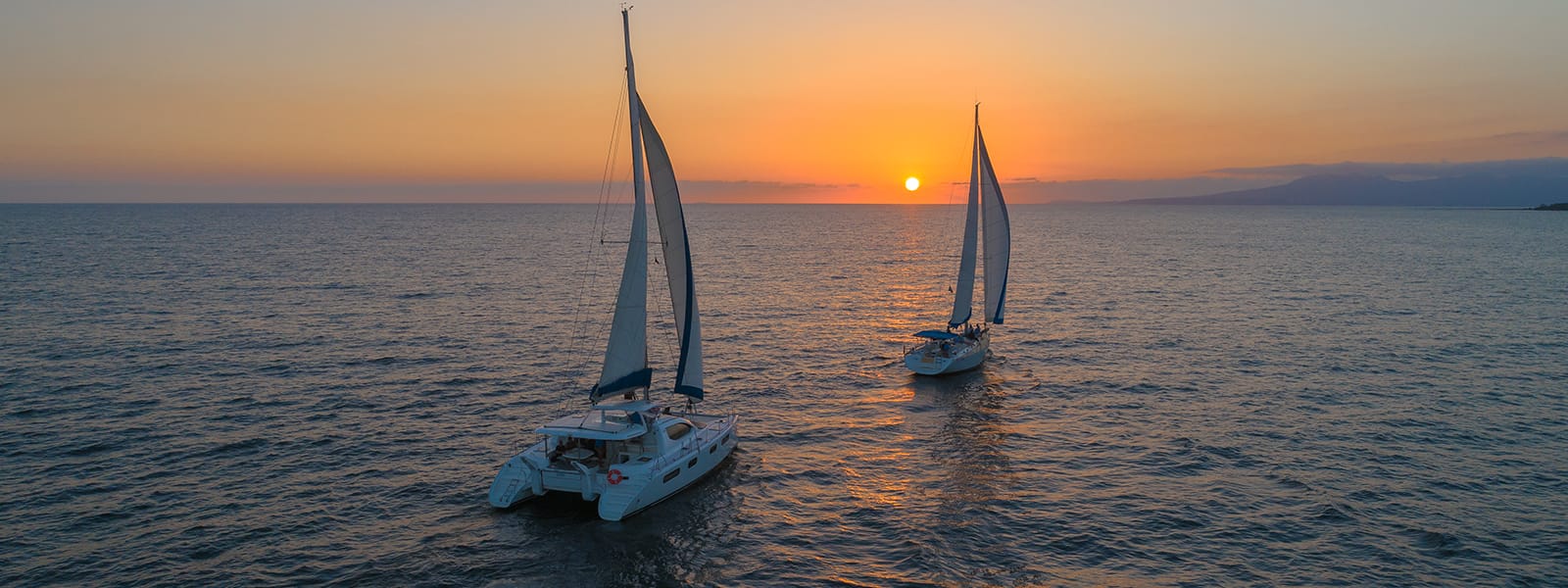 enjoy Punta Mita sunset from a sailing boat