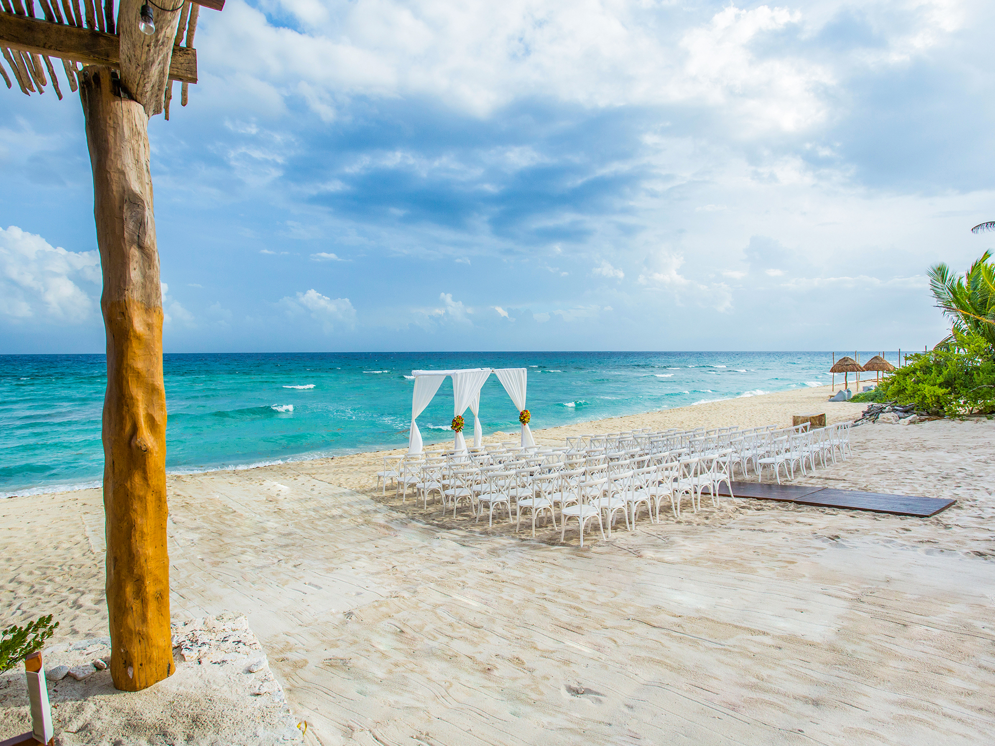 punta venado wedding venue on the beach