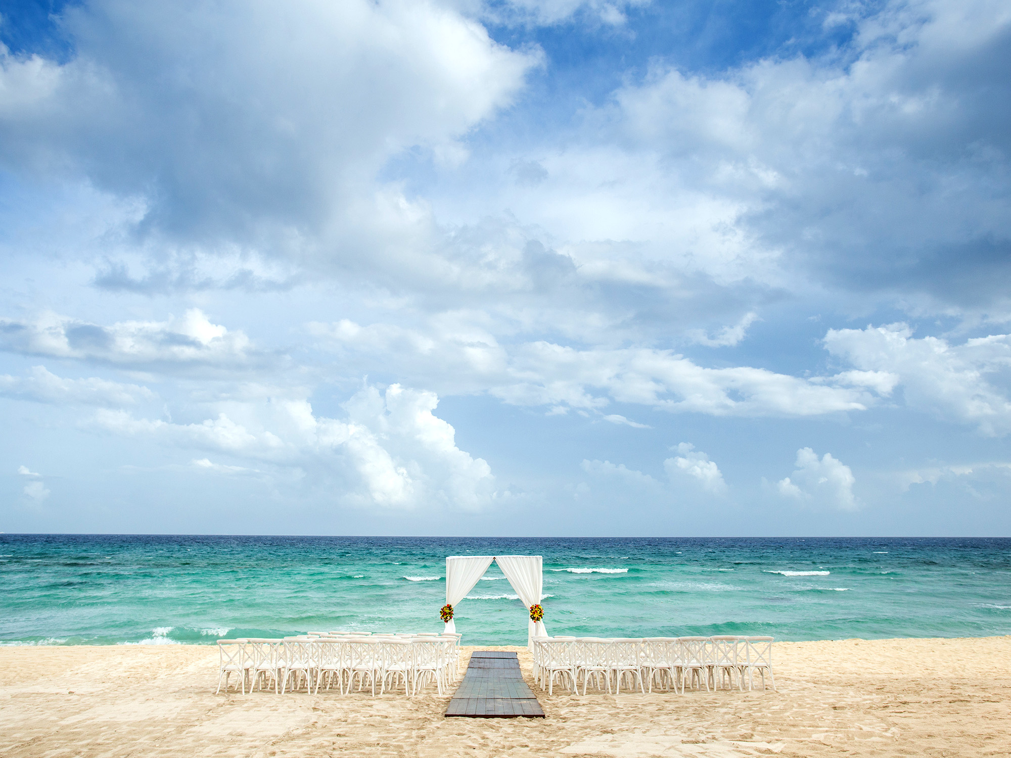 punta venado wedding venue next to ocean