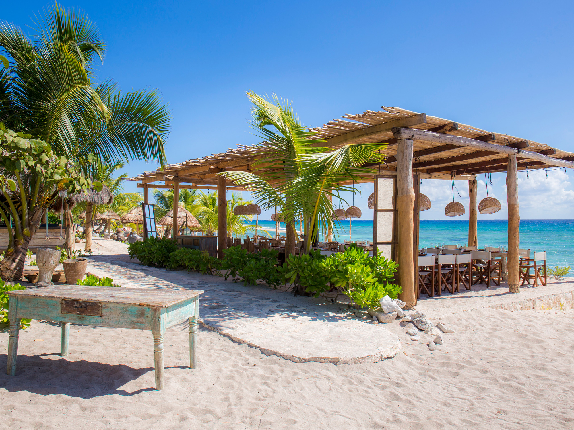 punta venado beach club wedding venue