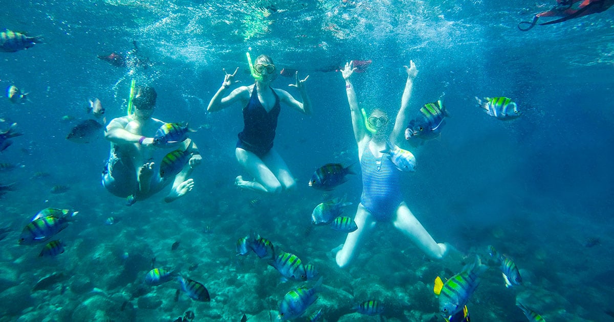 Snorkeling in Pizota