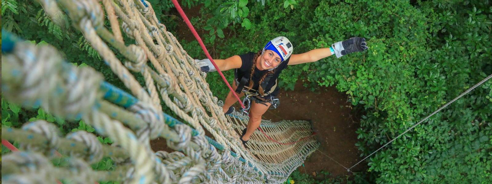 test your fear of heights at Extreme Adventure