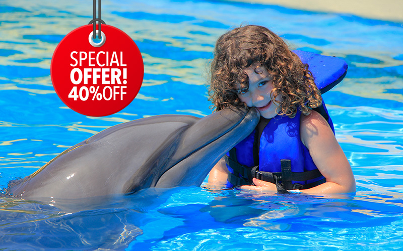 Children swim with dolphins in Puerto Vallarta | Swim with dolphins in Puerto Vallarta | Vallarta Adventures|