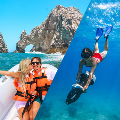 Combo Cabo Snorkel and Land's End Arch