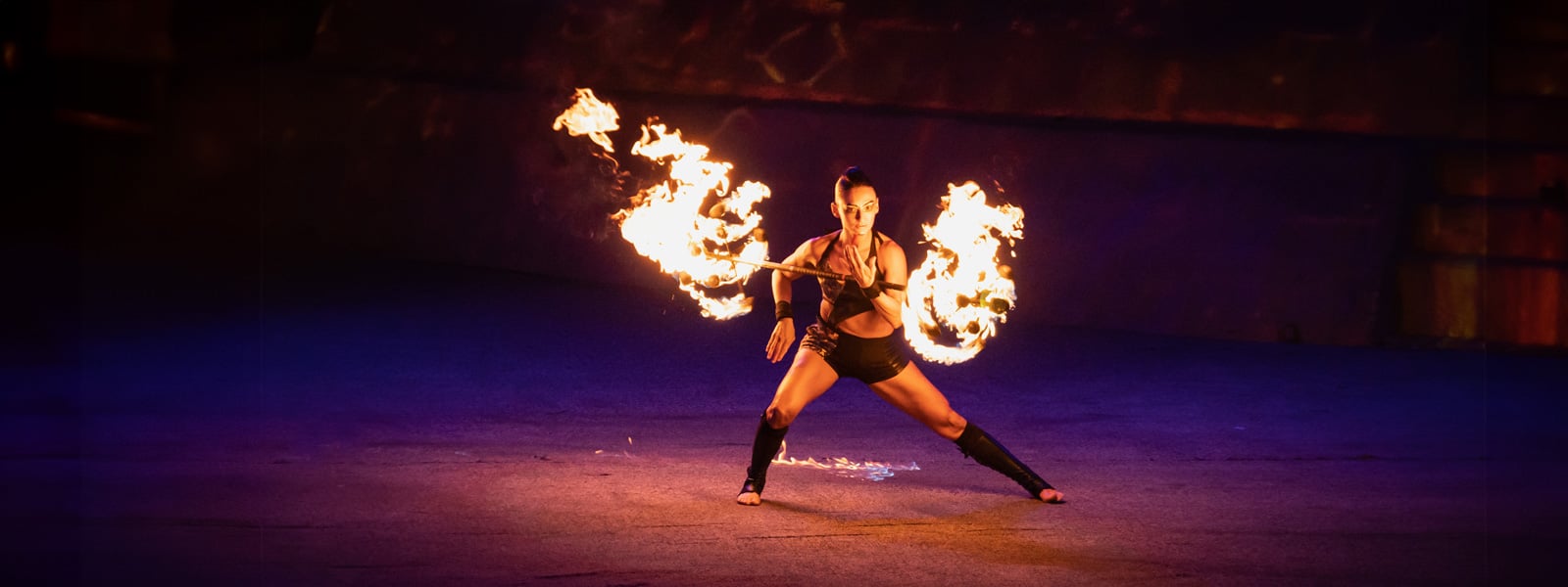 Rhythms of the Night VIP New Year's Eve fire dancer