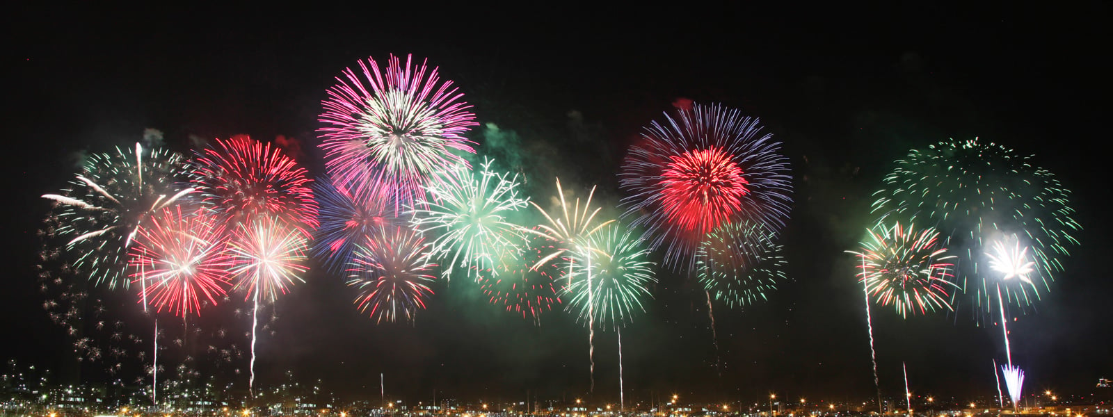 New Years eve Rhythms of the Night Puerto Vallarta fireworks