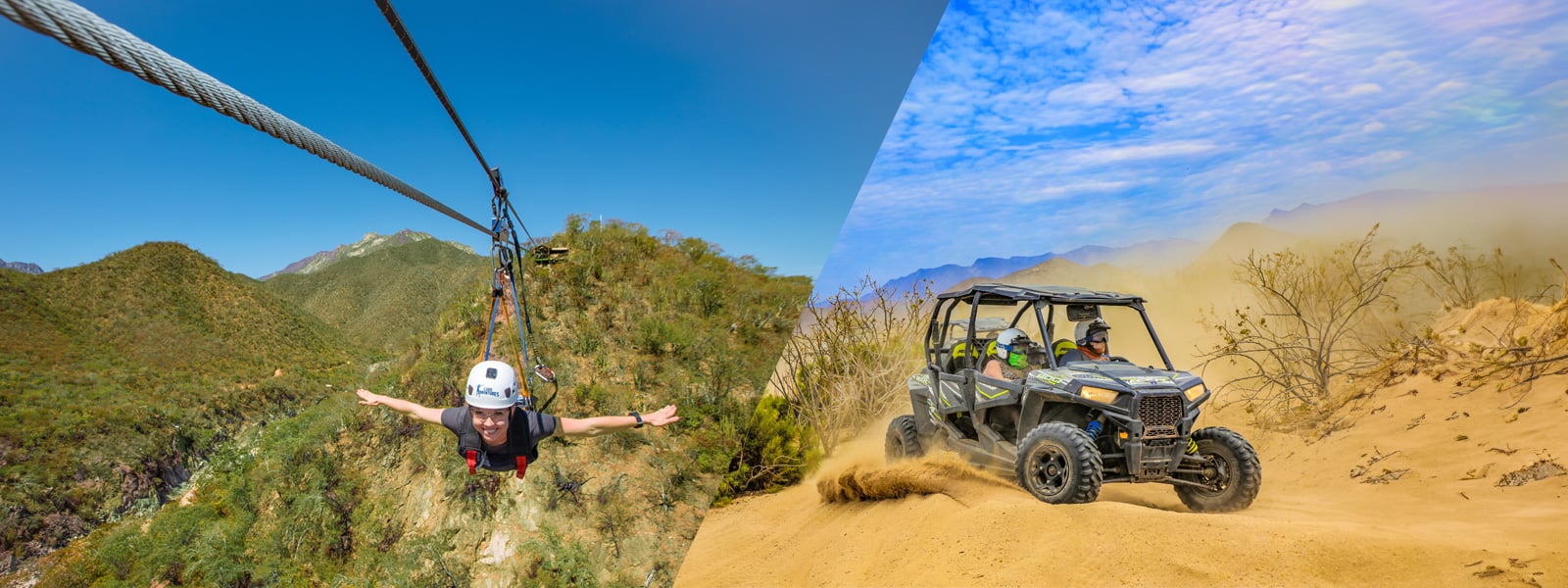 Cabo zipline and Cabo atv ride