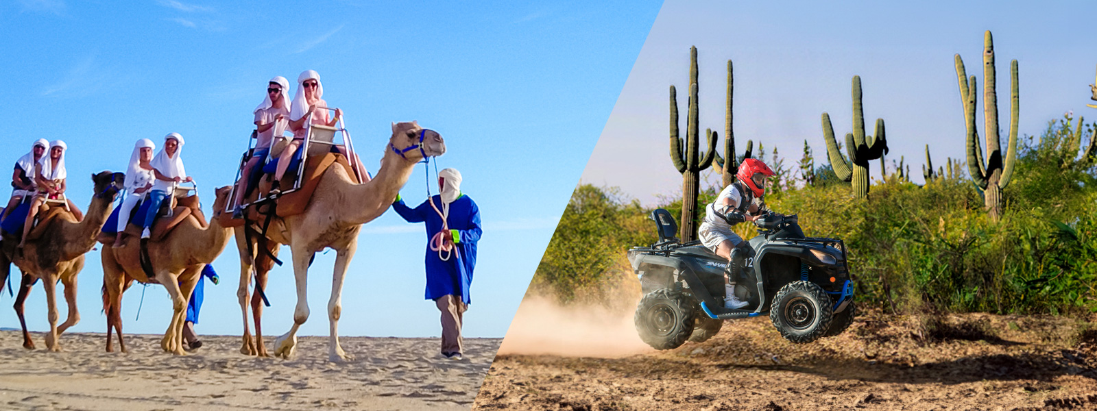 Ride atv in cabo and camel