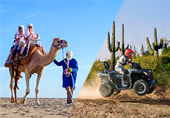 ride ATV and Camel in Cabo