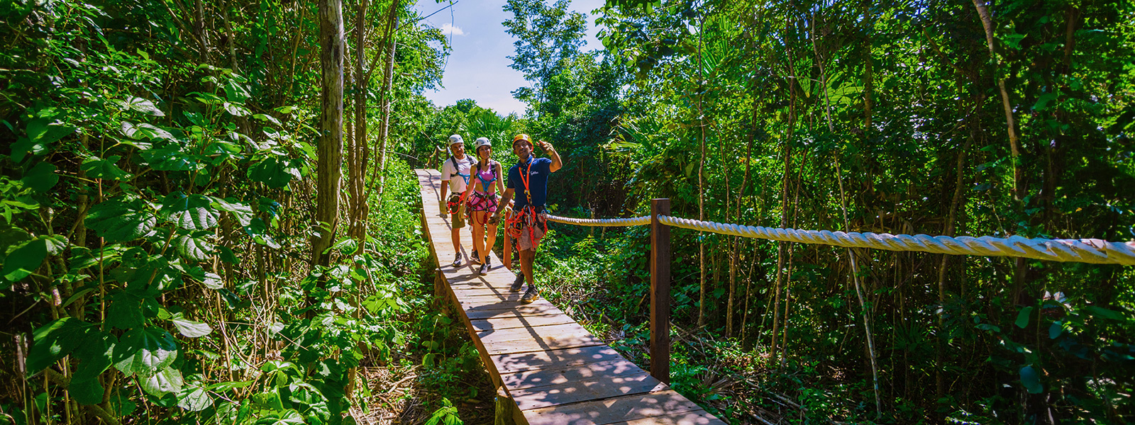 cancun hanging bridge