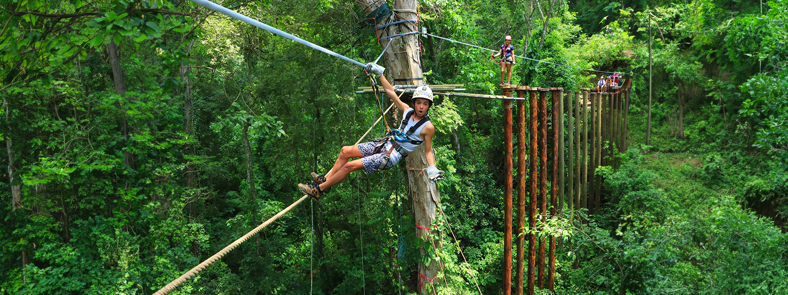 jungle tightrope with Vallarta Adventures