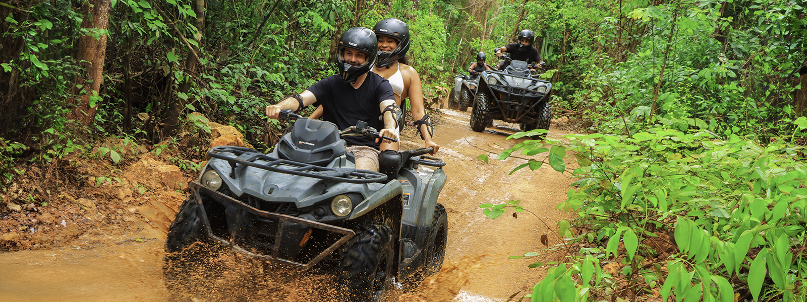 Cancun ATV tour and cenote swim