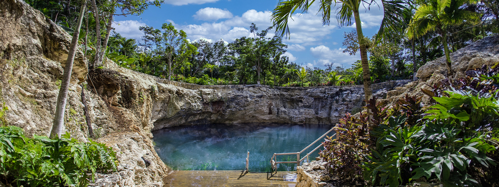 cenote jump in riviera Maya