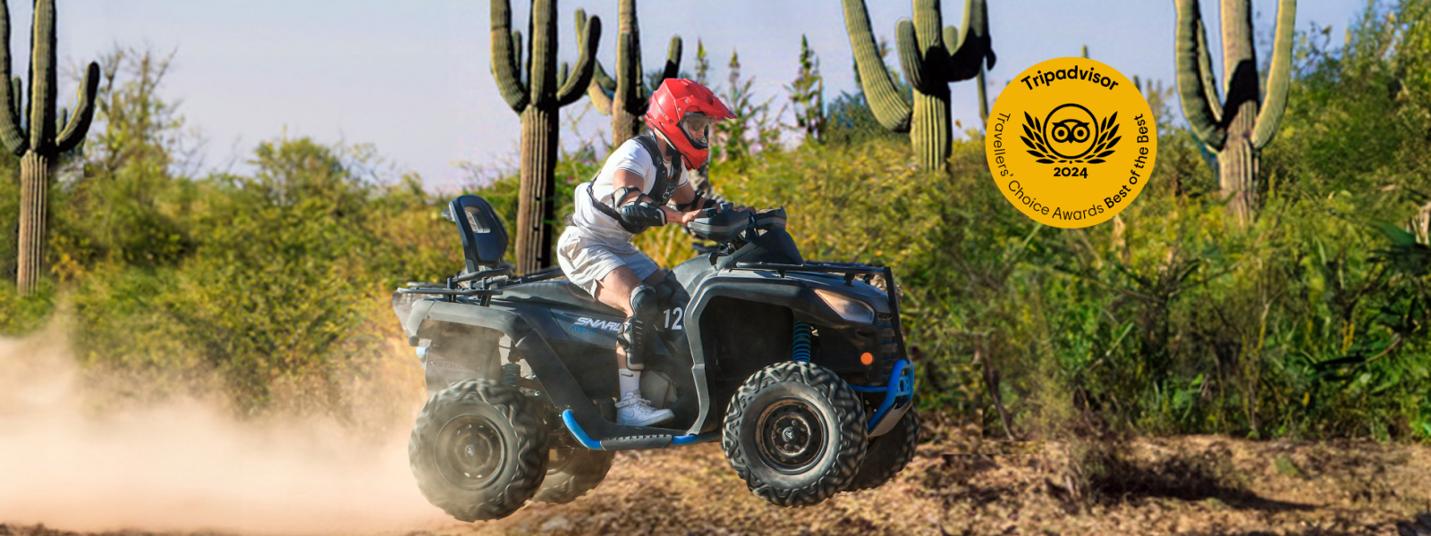 atv riders going through Cabo desert