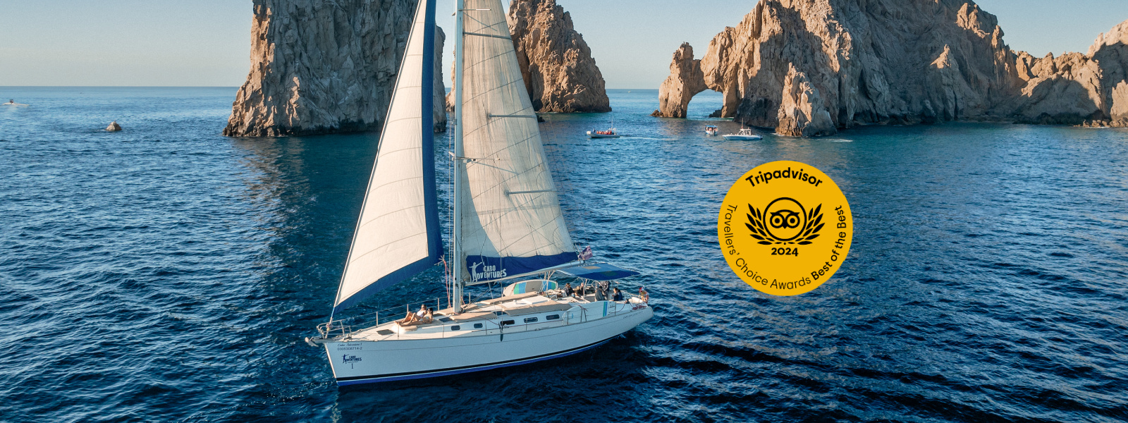 sailing tour in cabo best of the best award