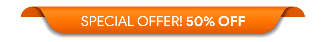 special offer 50% off