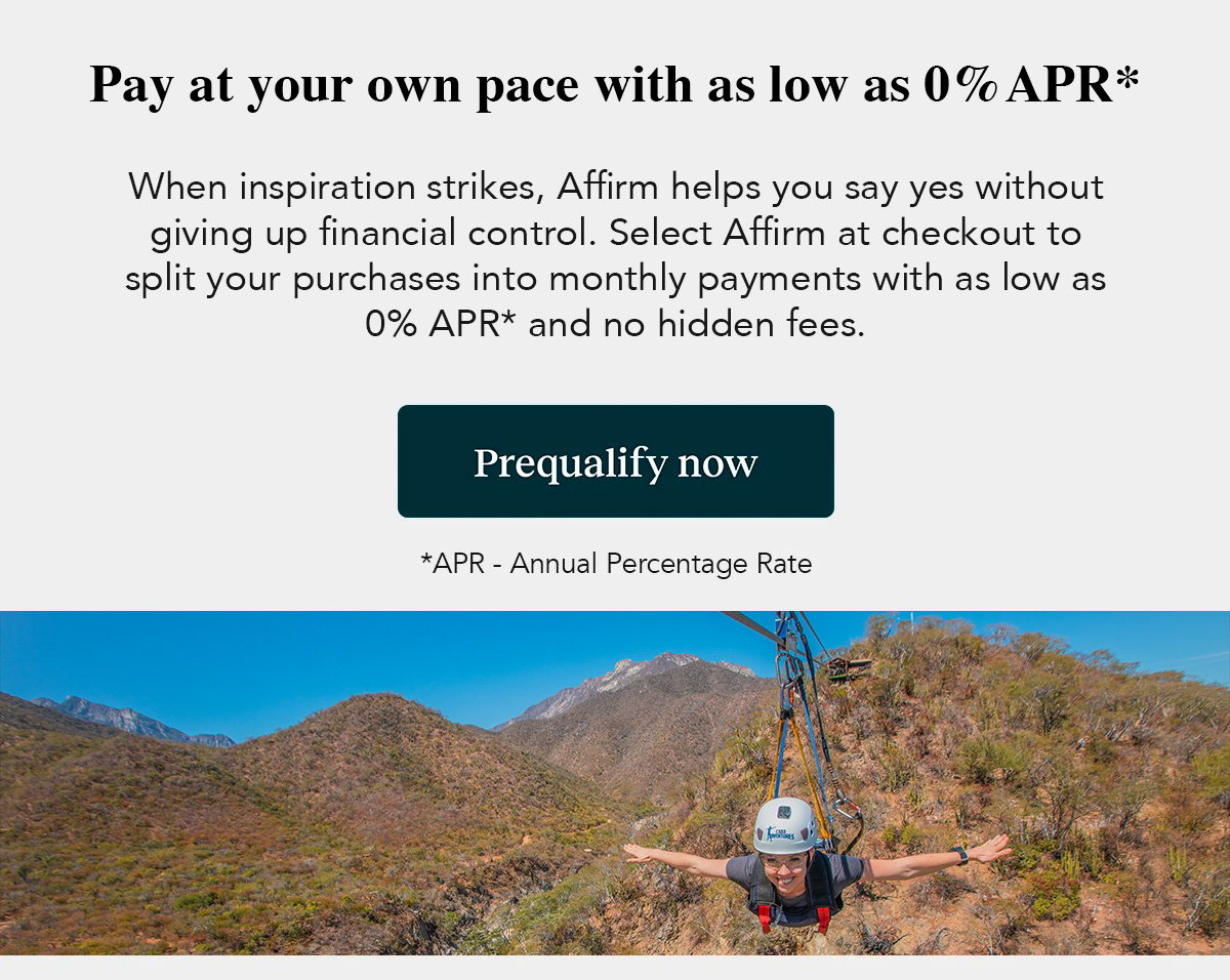 Affirm - Pay at your own pace with 0% APR
