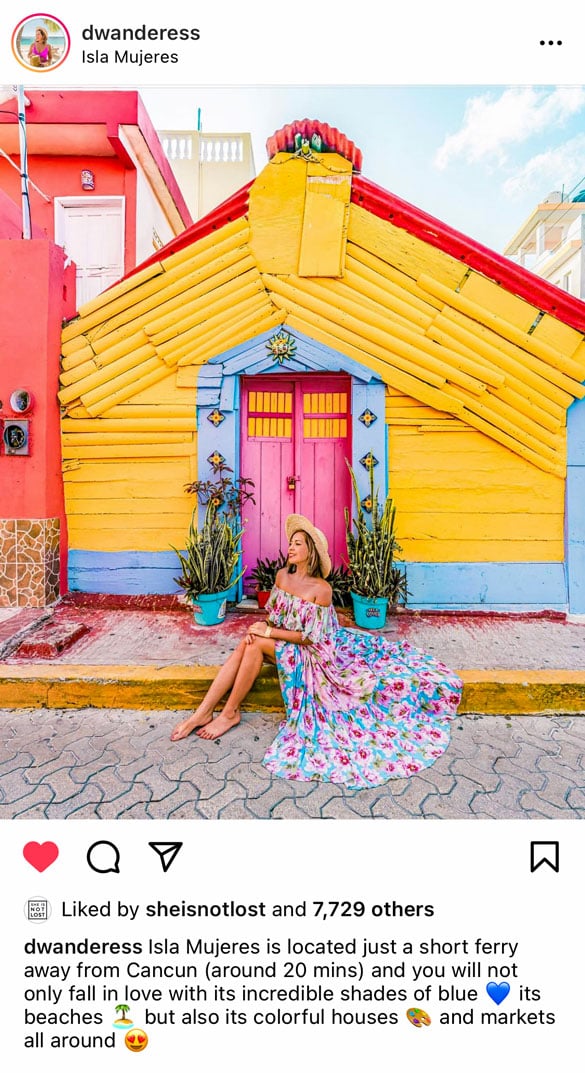 Las Casitas: colorful Caribbean facades