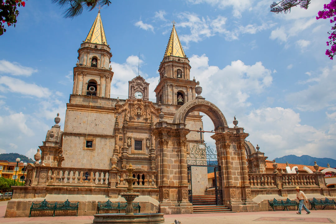 view of church of talpa de allende jalisco mexico