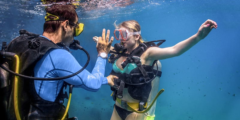 Learn to scuba dive at Las Caletas