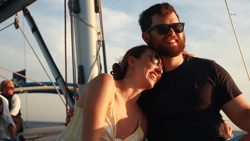 couples sailing
