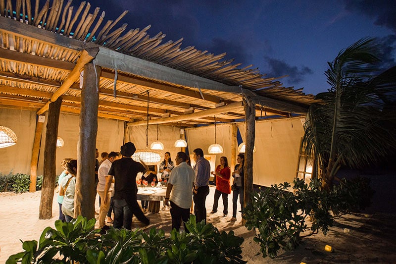 The Travelers Table gastronomic experience in Punta Venado beach club