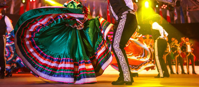 Traditional Mexican dancing