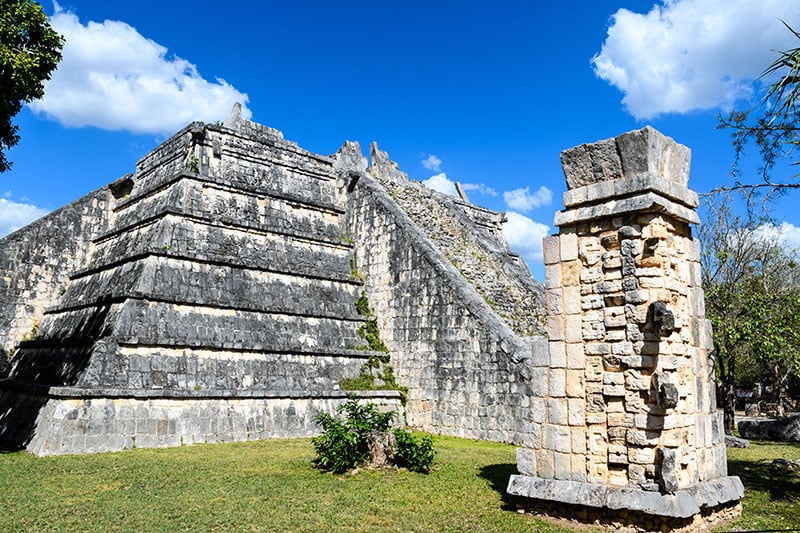 The Osario pyramid at Chichen Itza in Mexico