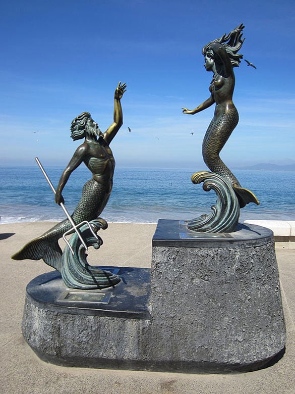 Tritan & Siren - Puerto Vallarta Sculptures