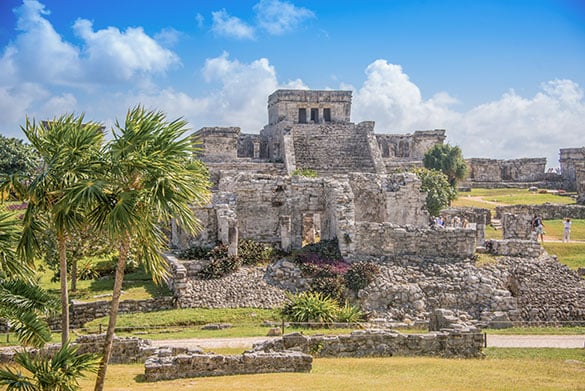 Tulum ruins in Cancun