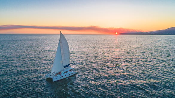 Sailing on a private luxury yacht in Puerto Vallarta’s Hotel Zone
