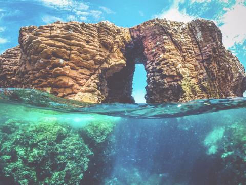 the sea of cortez in cabo san lucas